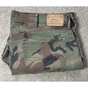 Polo Ralph Lauren Prospect Straight Jeans Mens 44x30 Big Camouflage Big Pony